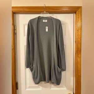 NWT Old Navy Open Front Longline Sweater